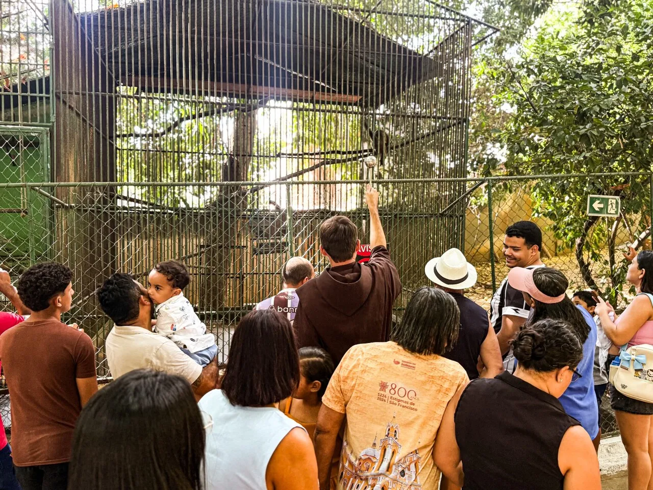 Animais do Zoológico de Canindé também foram abençoados.