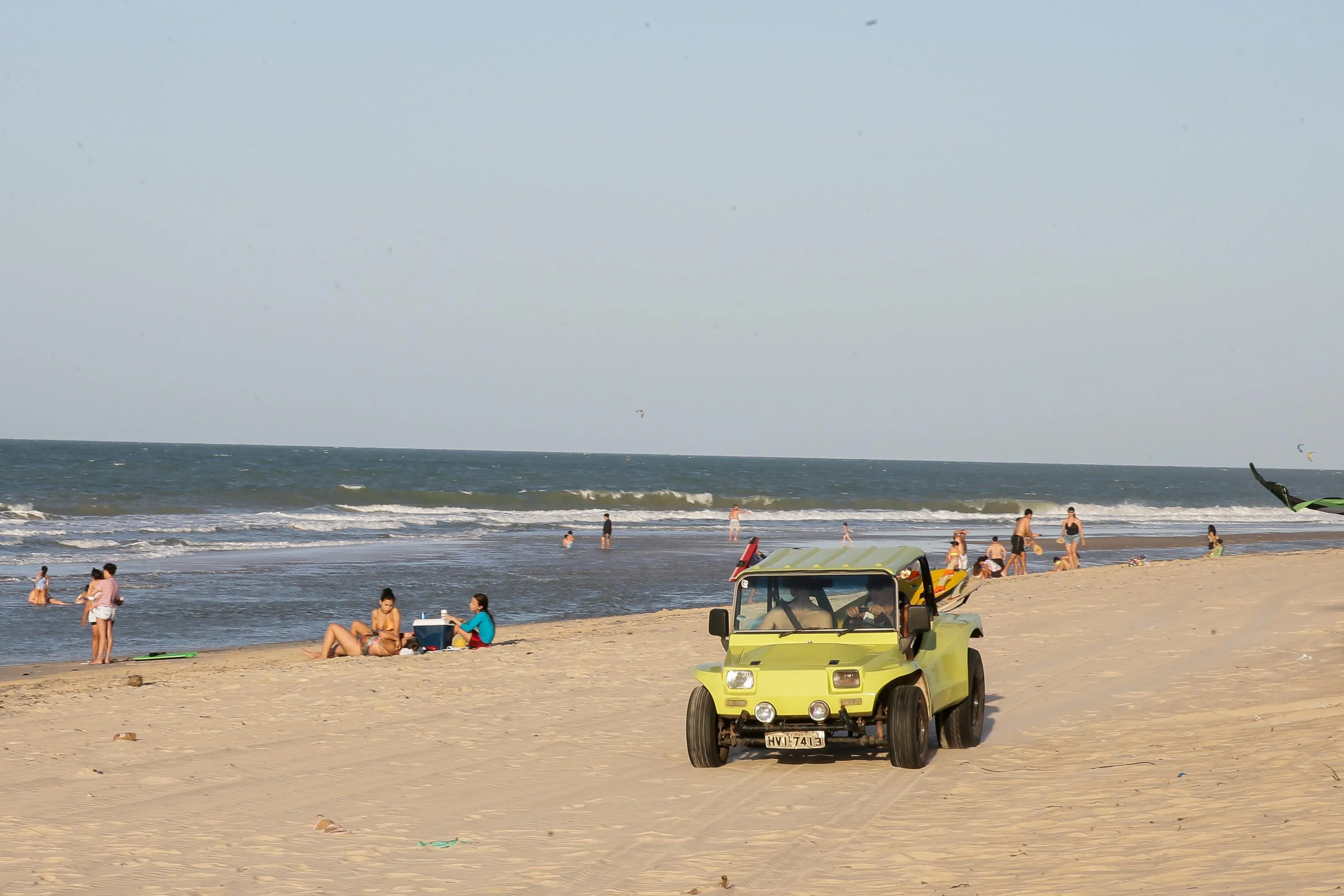 Os buggys mais populares no Ceará eram construídos com fibra de vidro e montados sobre chassis de Fusca 1.300.