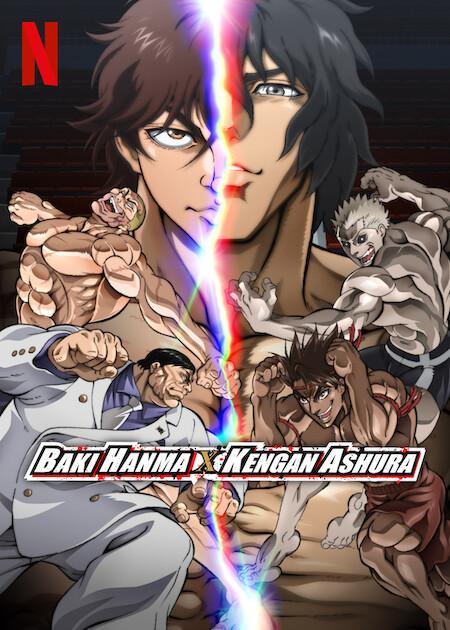 Banner do filme Baki Hanma x Kengan Ashura