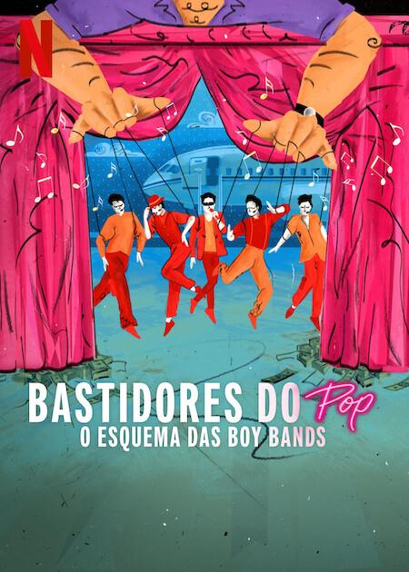 Banner da série Bastidores do Pop: O Esquema das Boy Bands: Minissérie